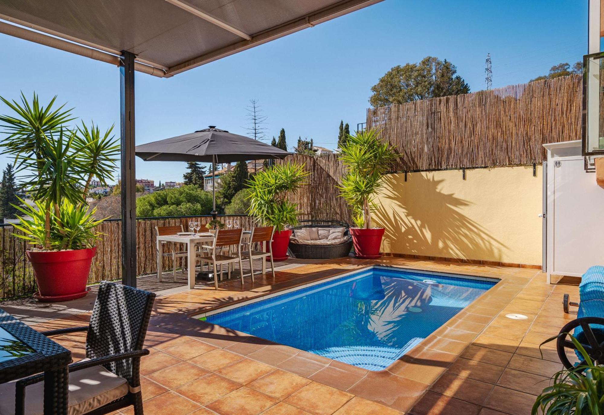 Private Luxurious Hillside Villa With Pool & Sea Views For 8 To 10 Ppl Fuengirola Bagian luar foto