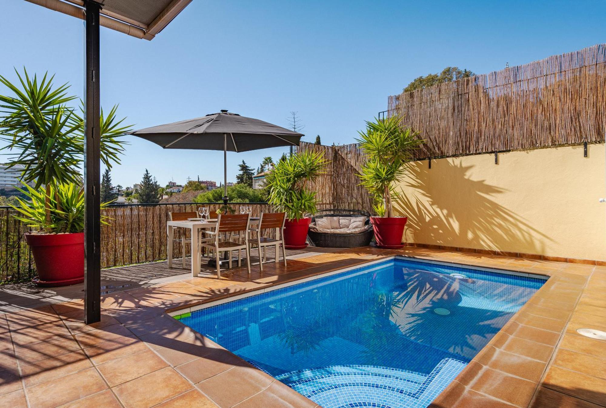 Private Luxurious Hillside Villa With Pool & Sea Views For 8 To 10 Ppl Fuengirola Bagian luar foto